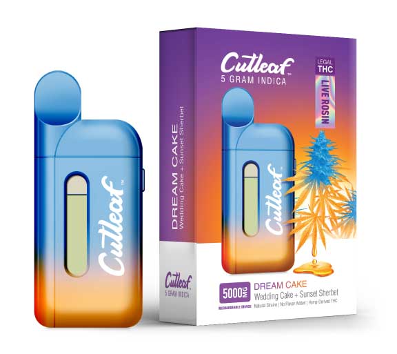 Dream Cake Live Rosin 5000MG Indica Device