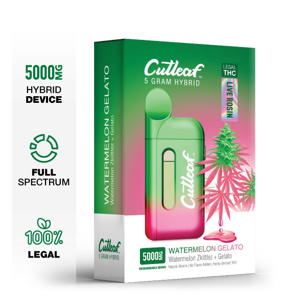 Watermelon Gelato Live Rosin 5000MG Hybrid Device - Kratom For Less