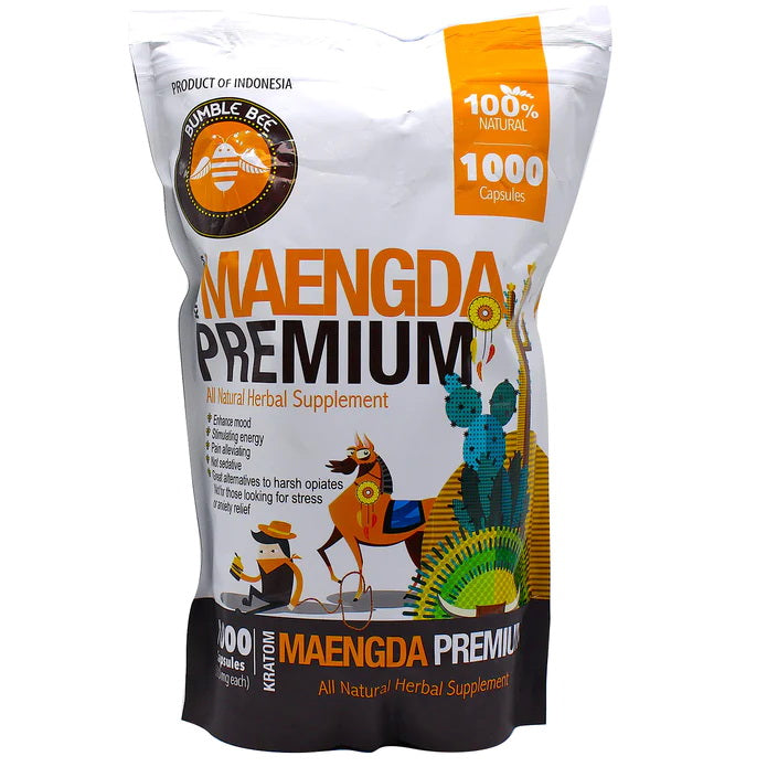 Maeng Da Premium Capsules by Bumble Bee - Kratom For Less