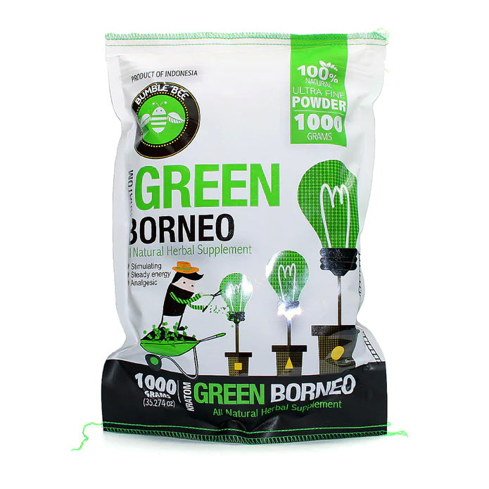 Green Borneo Kratom Powder by Bumble Bee - Kratom For Less