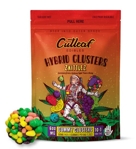 Zkittles 600MG Hybrid Gummy Clusters