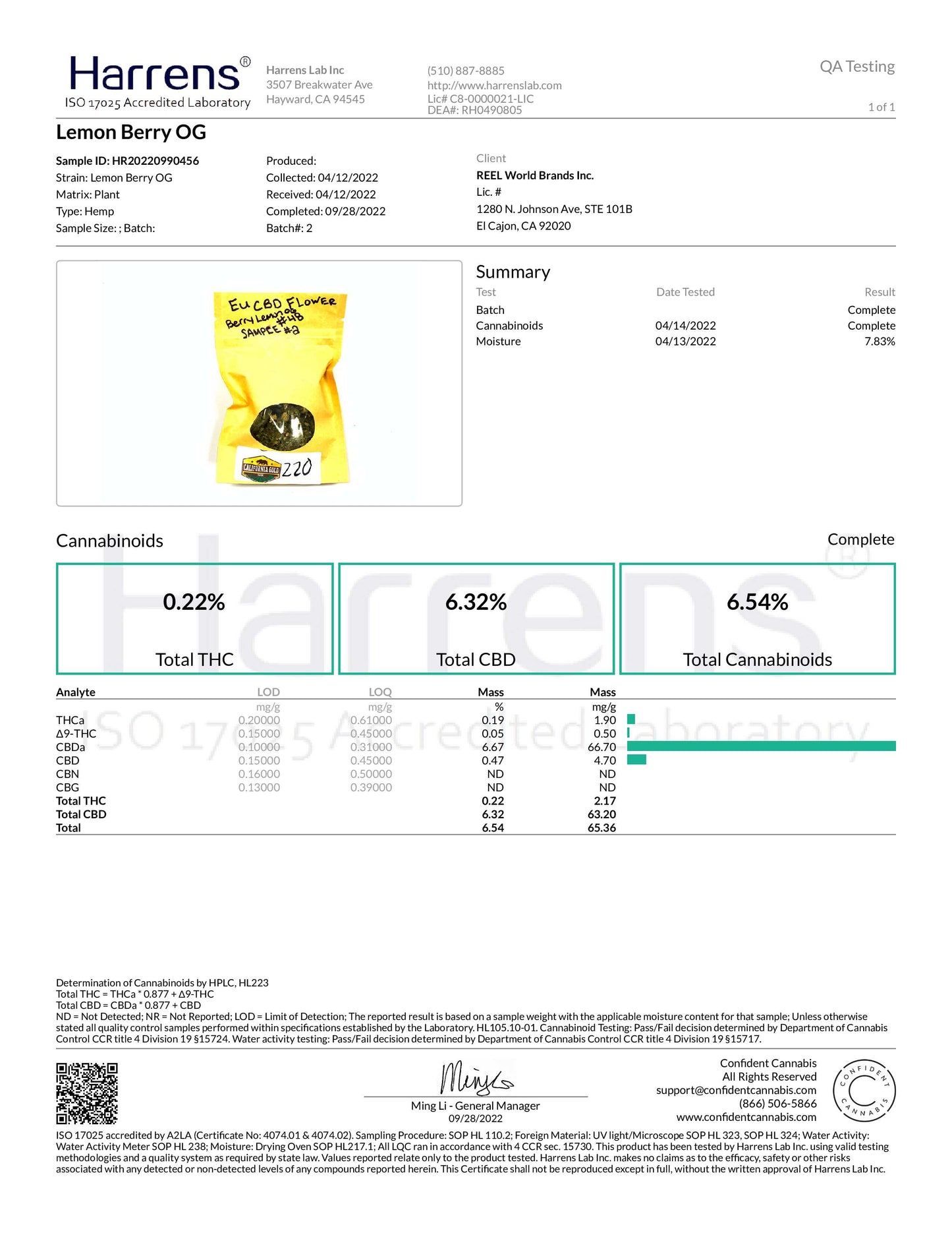Lemon Berry OG 4.20g Hybrid Hemp Flower - Kratom For Less