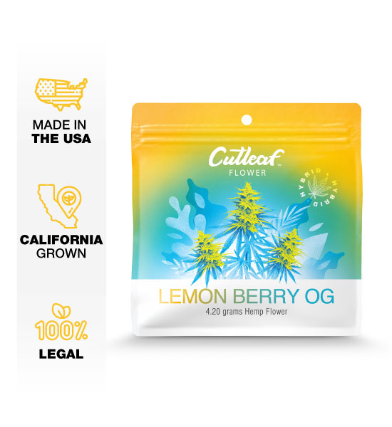 Lemon Berry OG 4.20g Hybrid Hemp Flower - Kratom For Less