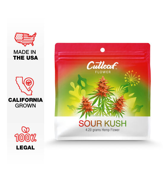 Sour Kush 4.20g Sativa Hemp Flower - Kratom For Less
