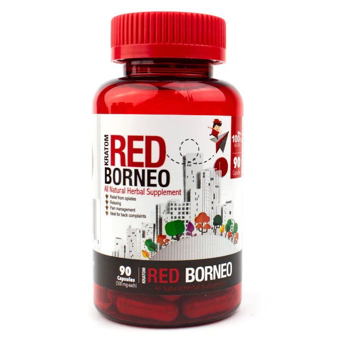 Bumble Bee Red Borneo Kratom Capsules - Kratom For Less
