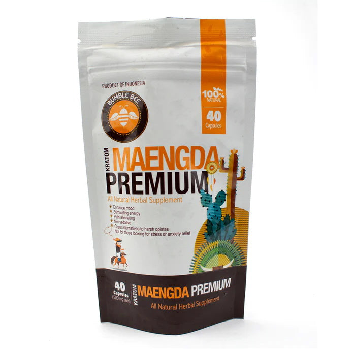 Maeng Da Premium Capsules by Bumble Bee - Kratom For Less