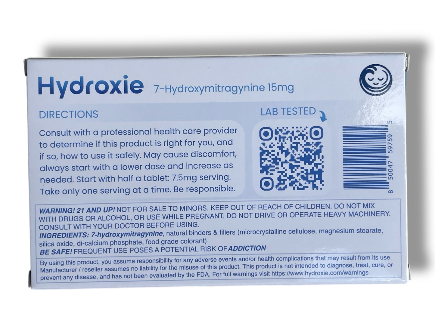 Hydroxie Kratom 10-Tablets 15mg Chewable Tablets Blue