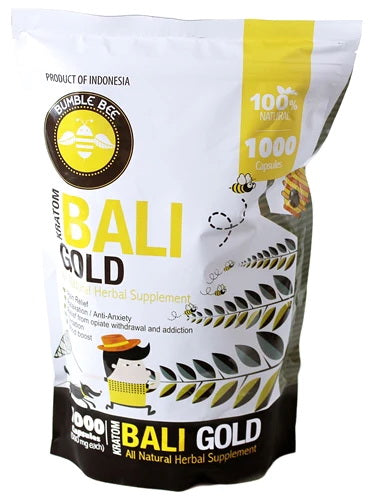 Bumble Bee Gold Bali Kratom Capsules - Kratom For Less