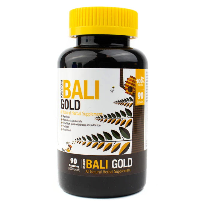 Bumble Bee Gold Bali Kratom Capsules – Premium Quality Kratom – K For Less