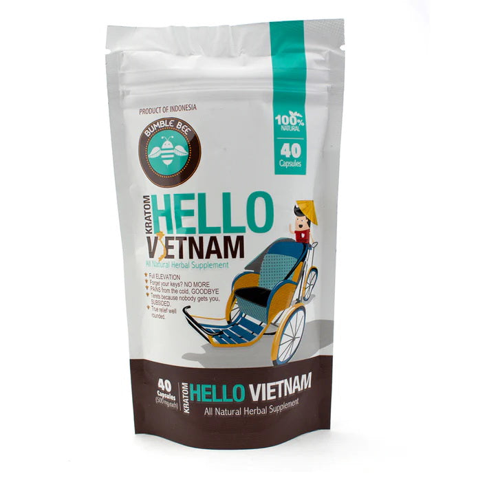 Bumble Bee Hello Vietnam Capsules - Kratom For Less