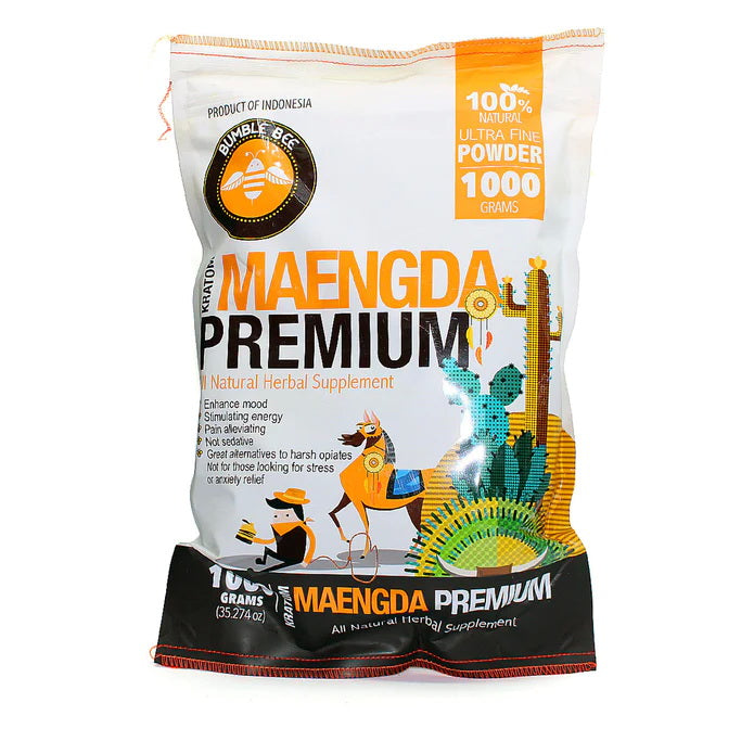 Maeng Da Premium Powder by Bumble Bee - Kratom For Less