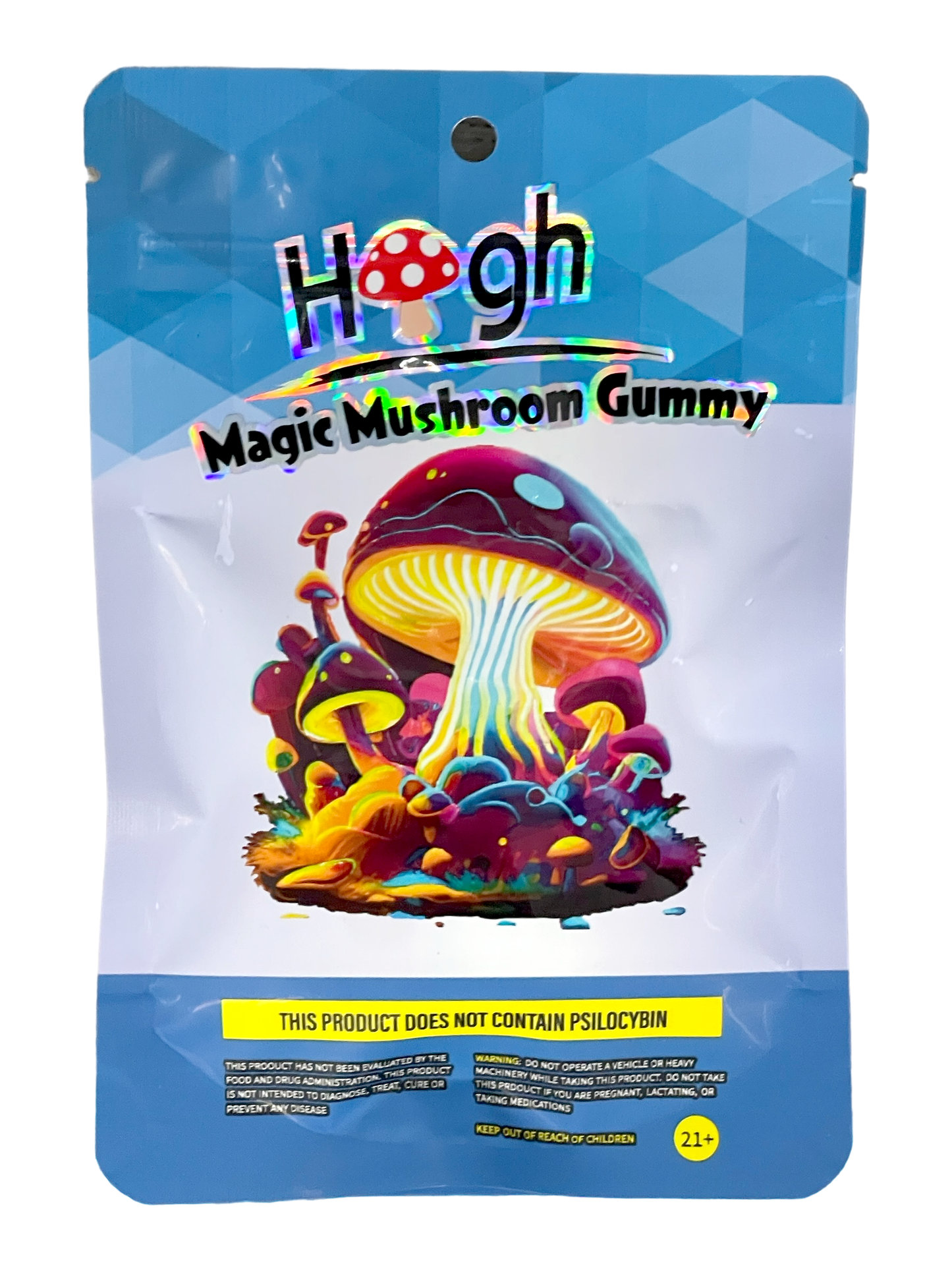 Magic Mushroom Gummy Raspberry (600mg per gummy) (3000mg per pack)