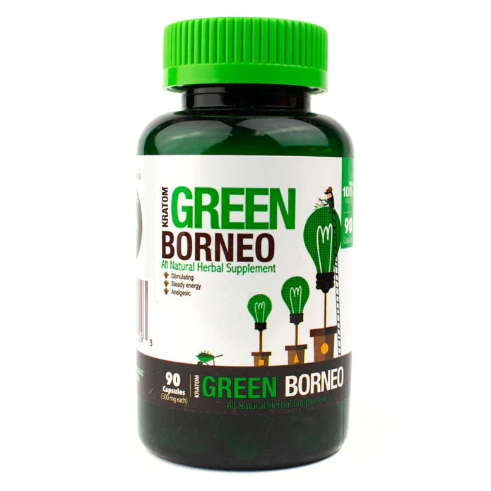 Green Borneo Kratom Capsules by Bumble Bee - Kratom For Less