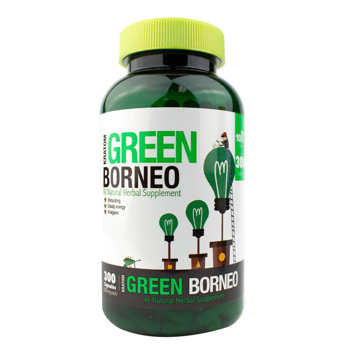 Green Borneo Kratom Capsules by Bumble Bee - Kratom For Less